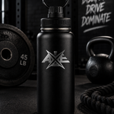 750ml Black Stainless Steel Bottle