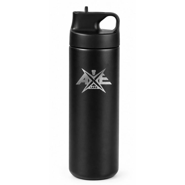 550ml Black Stainless Steel Sippy Bottle