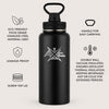 750ml Black Stainless Steel Bottle