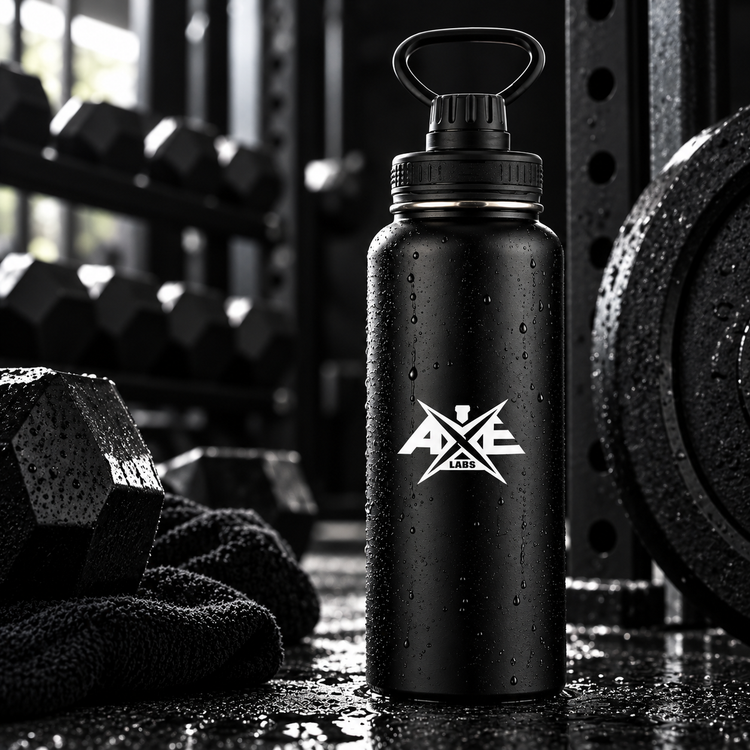 750ml Black Stainless Steel Bottle