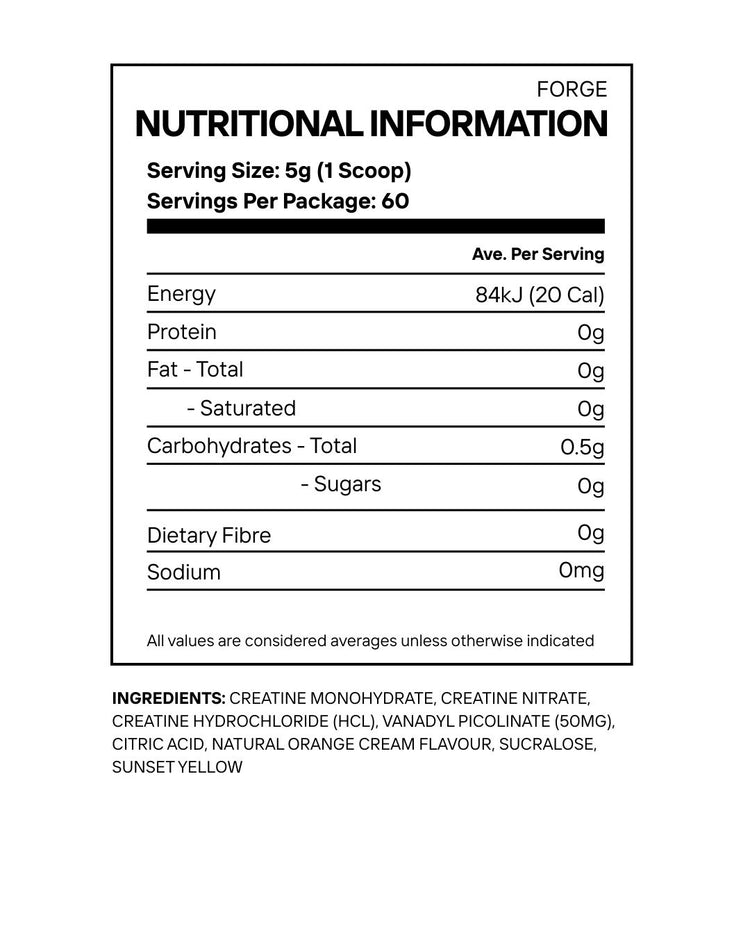 FORGE - CREATINE FORMULA
