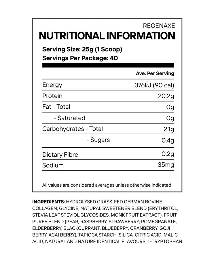REGENAXE - COLLAGEN PROTEIN WATER