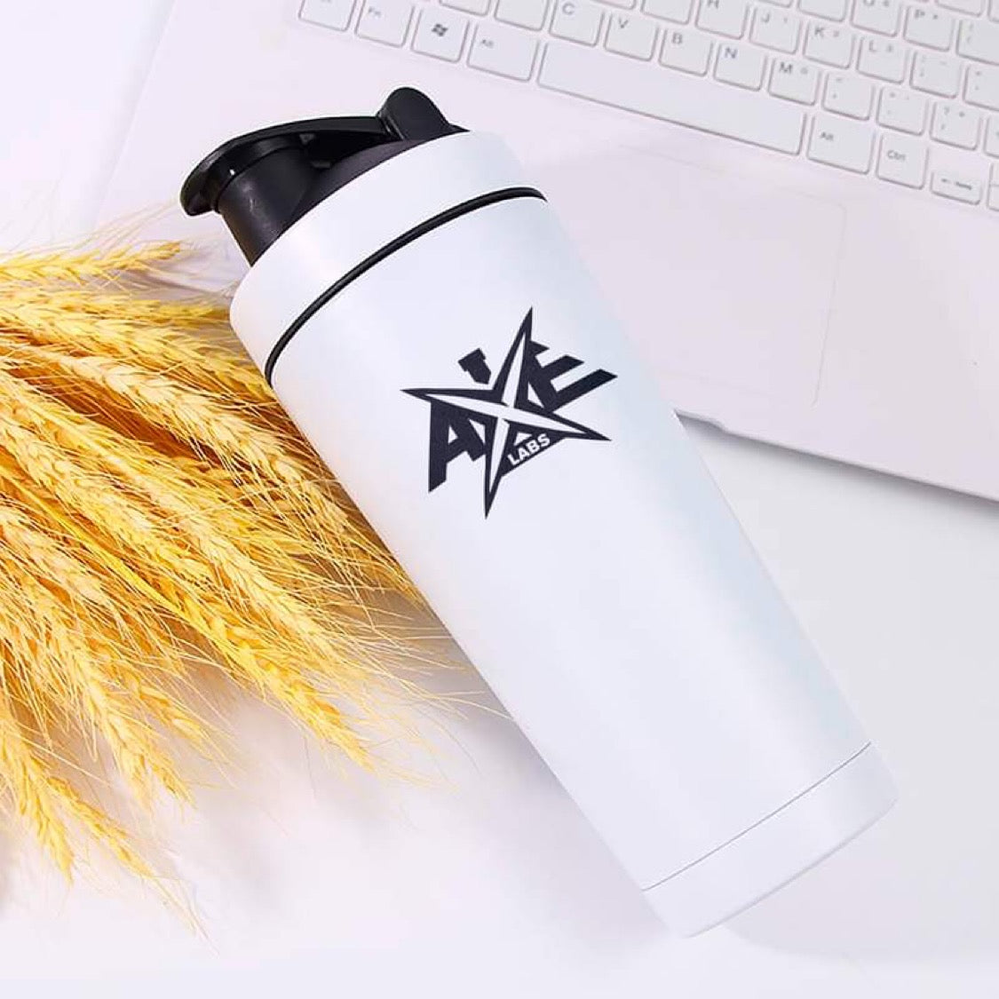 Elite Level Axe Labs Engraved Metal Shaker.